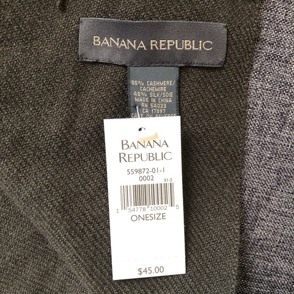 NWT Banana Republic Cashmere Scarf - Picture 2 of 2